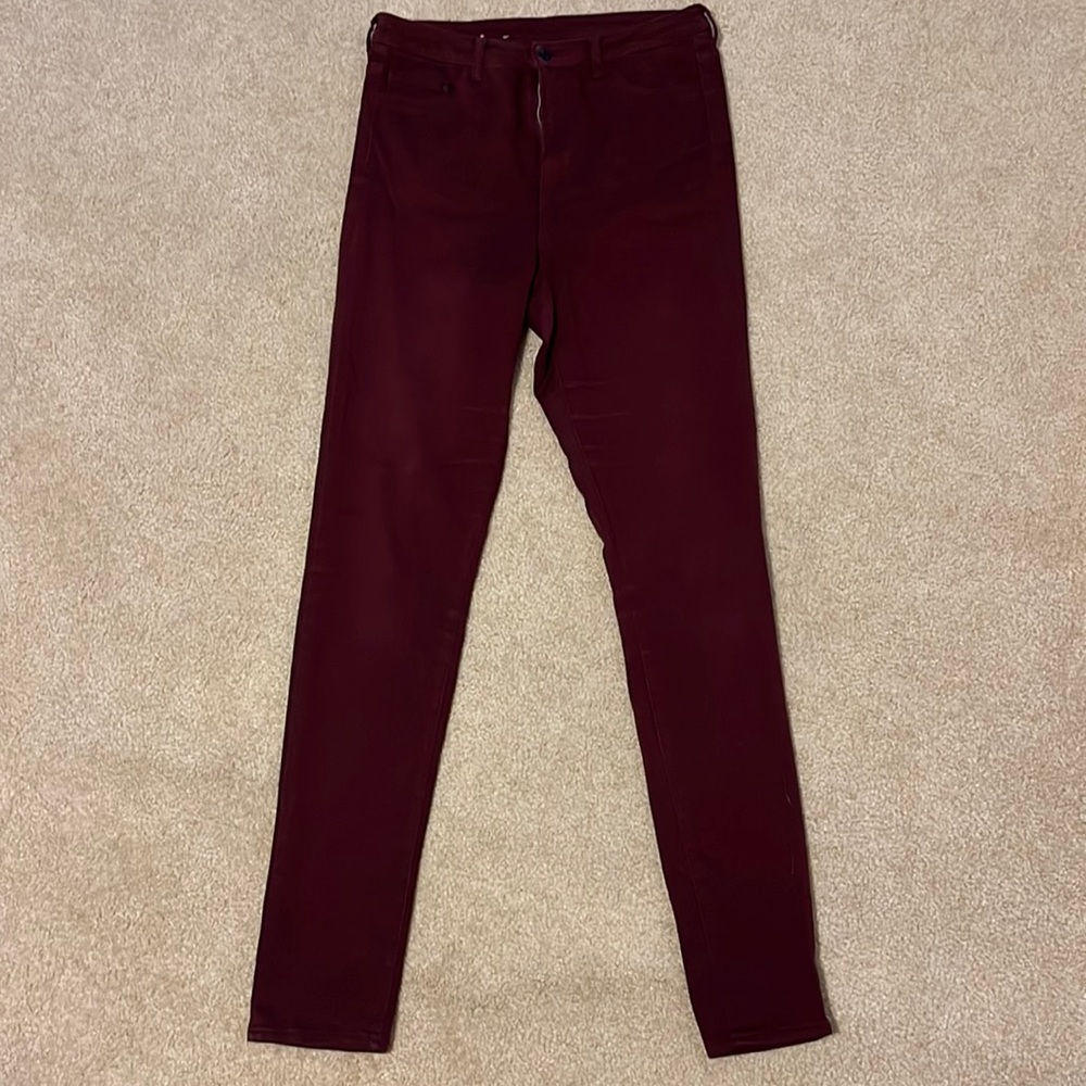 Shinny high waist jeans